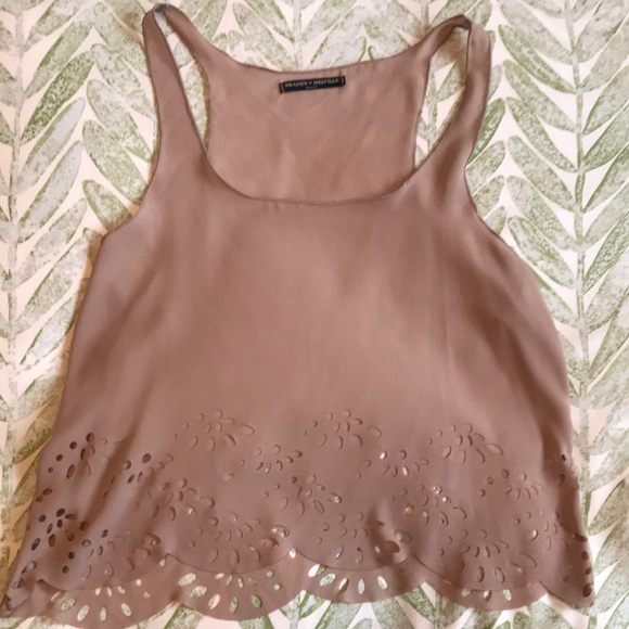 Brand Melville Scalloped Tank - Picture 1 of 2